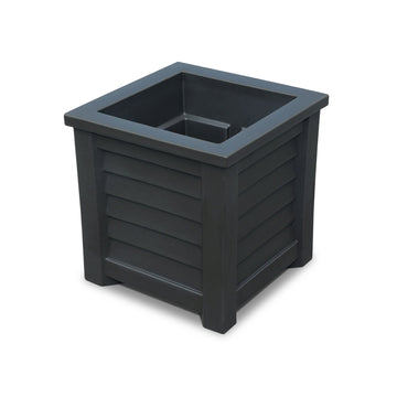 Harlowe 16” x 16” Outdoor Planter Highwood USA Coal 