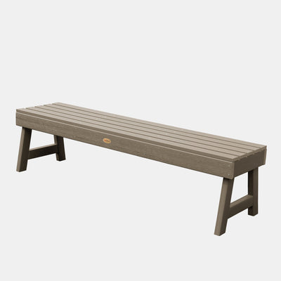 Weatherly Picnic Backless Bench - 5ft Bench Highwood USA Woodland Brown 