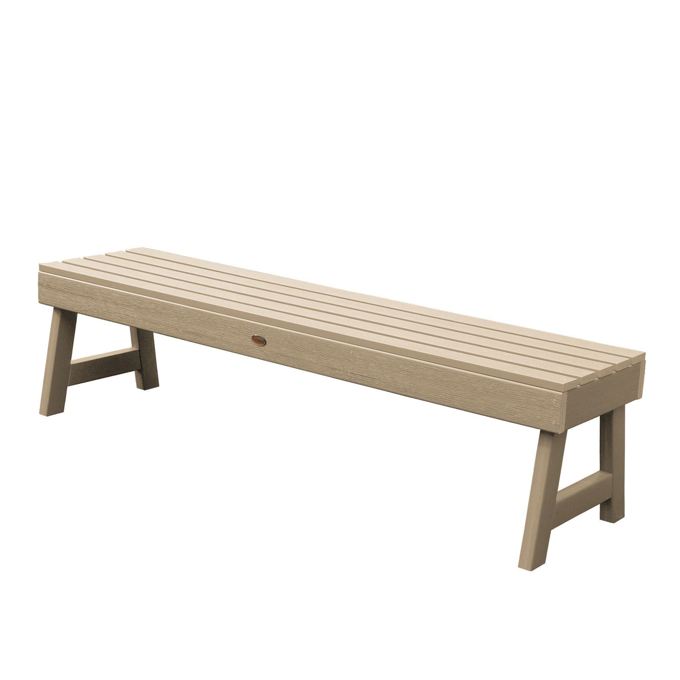 Weatherly Picnic Backless Bench - 5ft BenchSwing Highwood USA Tuscan Taupe 