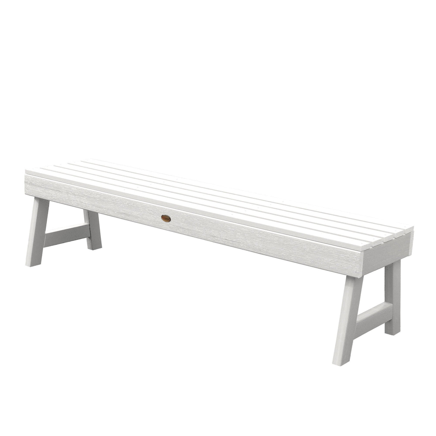 Weatherly Picnic Backless Bench - 5ft BenchSwing Highwood USA White 