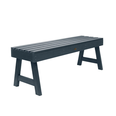 Weatherly Picnic Backless Bench - 4ft BenchSwing Highwood USA Federal Blue 