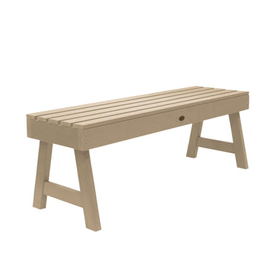 Weatherly Picnic Backless Bench - 4ft BenchSwing Highwood USA Tuscan Taupe 