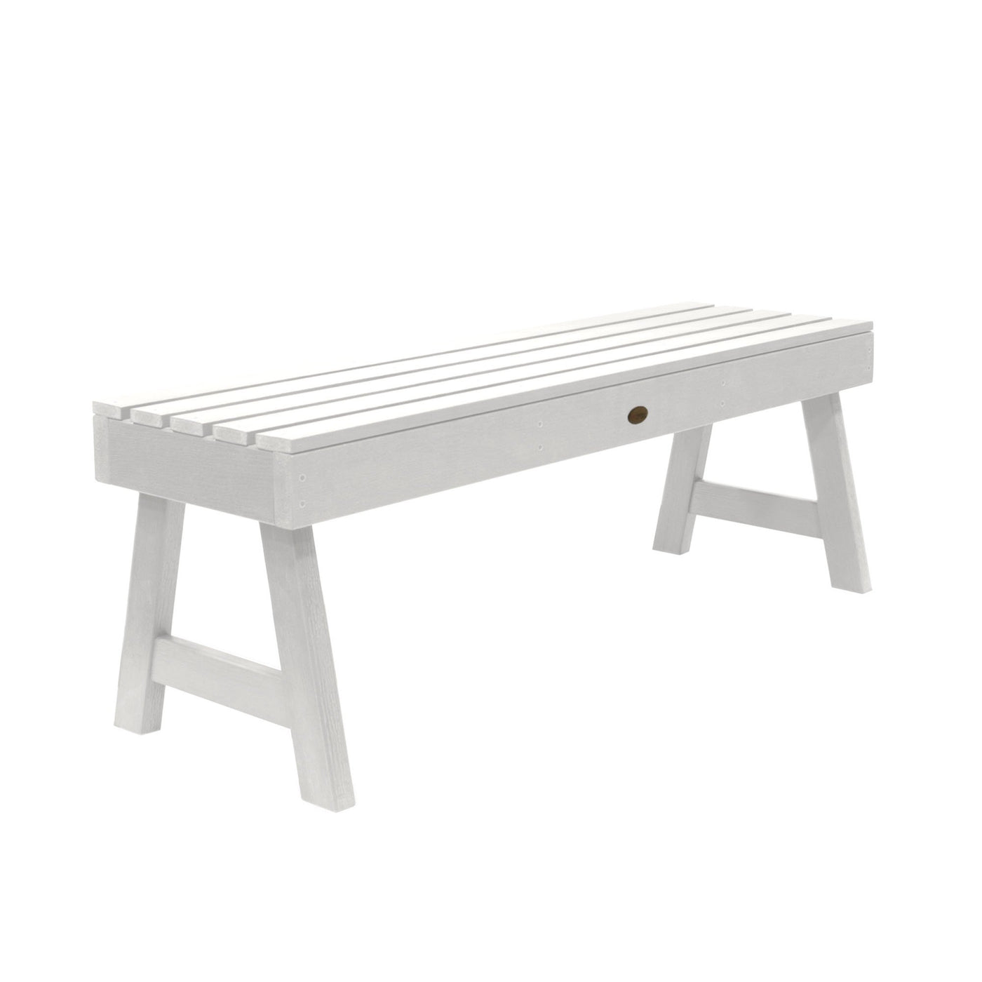 Weatherly Picnic Backless Bench - 4ft BenchSwing Highwood USA White 