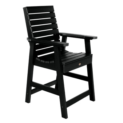 Refurbished Weatherly Armchair - Counter Dining Highwood USA Black 
