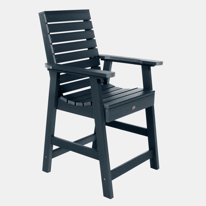Refurbished Weatherly Armchair - Counter Dining Highwood USA Federal Blue 
