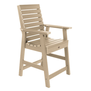 Refurbished Weatherly Armchair - Counter Dining Highwood USA Tuscan Taupe 
