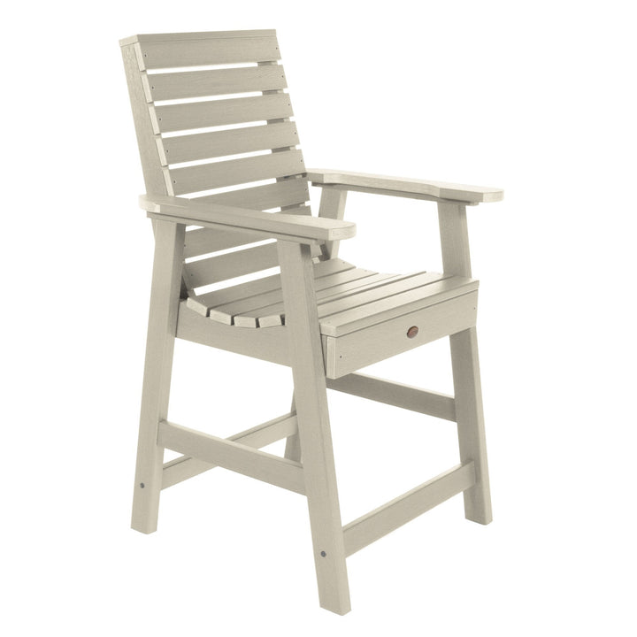 Refurbished Weatherly Armchair - Counter Dining Highwood USA Whitewash 