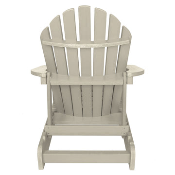 Back view of Hamilton Adirondack chair in Whitewash