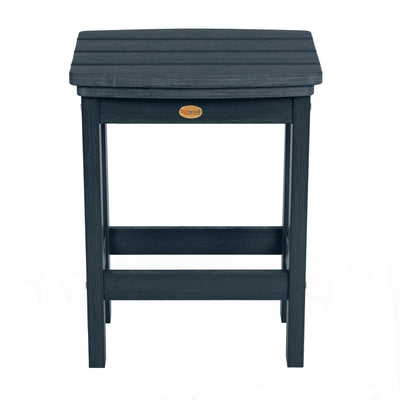 Front view of Lehigh counter height stool in Federal Blue