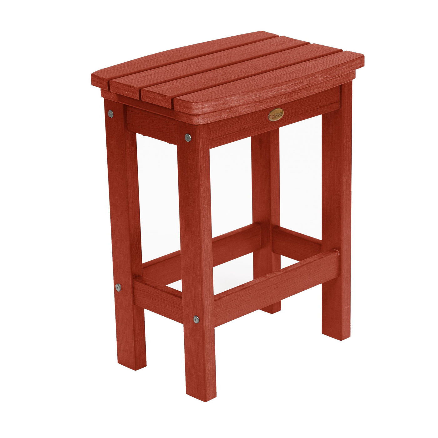 Lehigh counter height stool in Rustic Red
