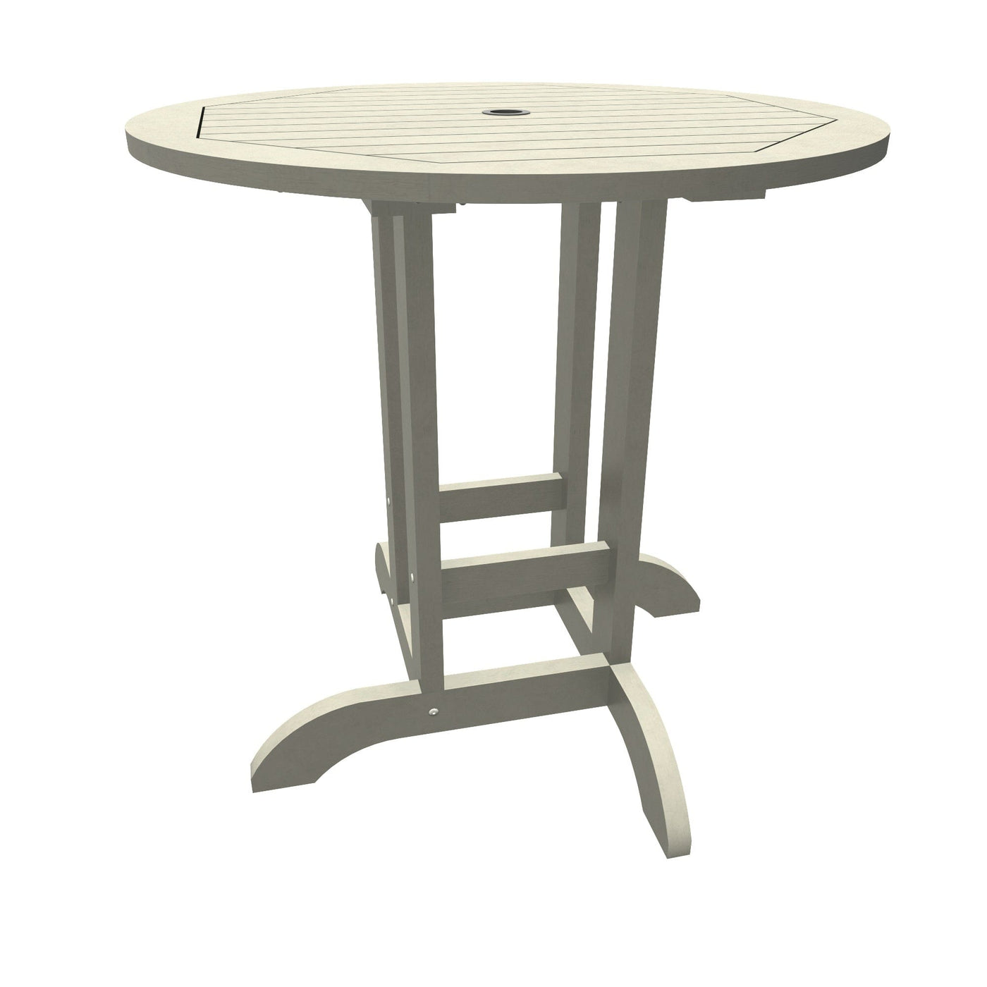 Round 36in Diameter Dining Table - Counter Height Dining Highwood USA Harbor Gray 