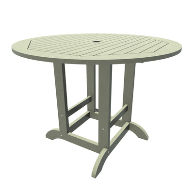 Round 48in Diameter Dining Table - Counter Height Dining Highwood USA Eucalyptus 