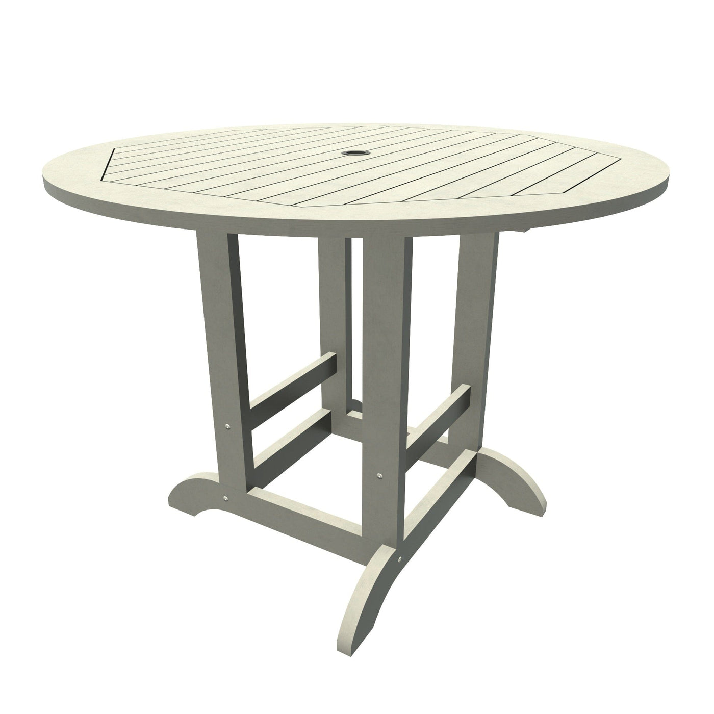 Round 48in Diameter Dining Table - Counter Height Dining Highwood USA Harbor Gray 