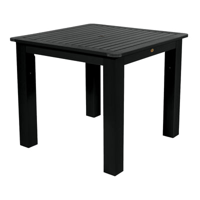Square 42in x 42in Dining Table - Counter Height Dining Highwood USA Black 