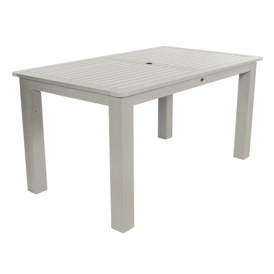 Rectangular 42in x 72in Outdoor Dining Table - Counter Height Dining Highwood USA Harbor Gray 