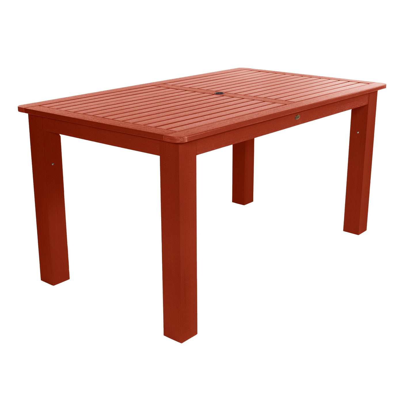 Rectangular 42in x 72in Outdoor Dining Table - Counter Height Dining Highwood USA Rustic Red 