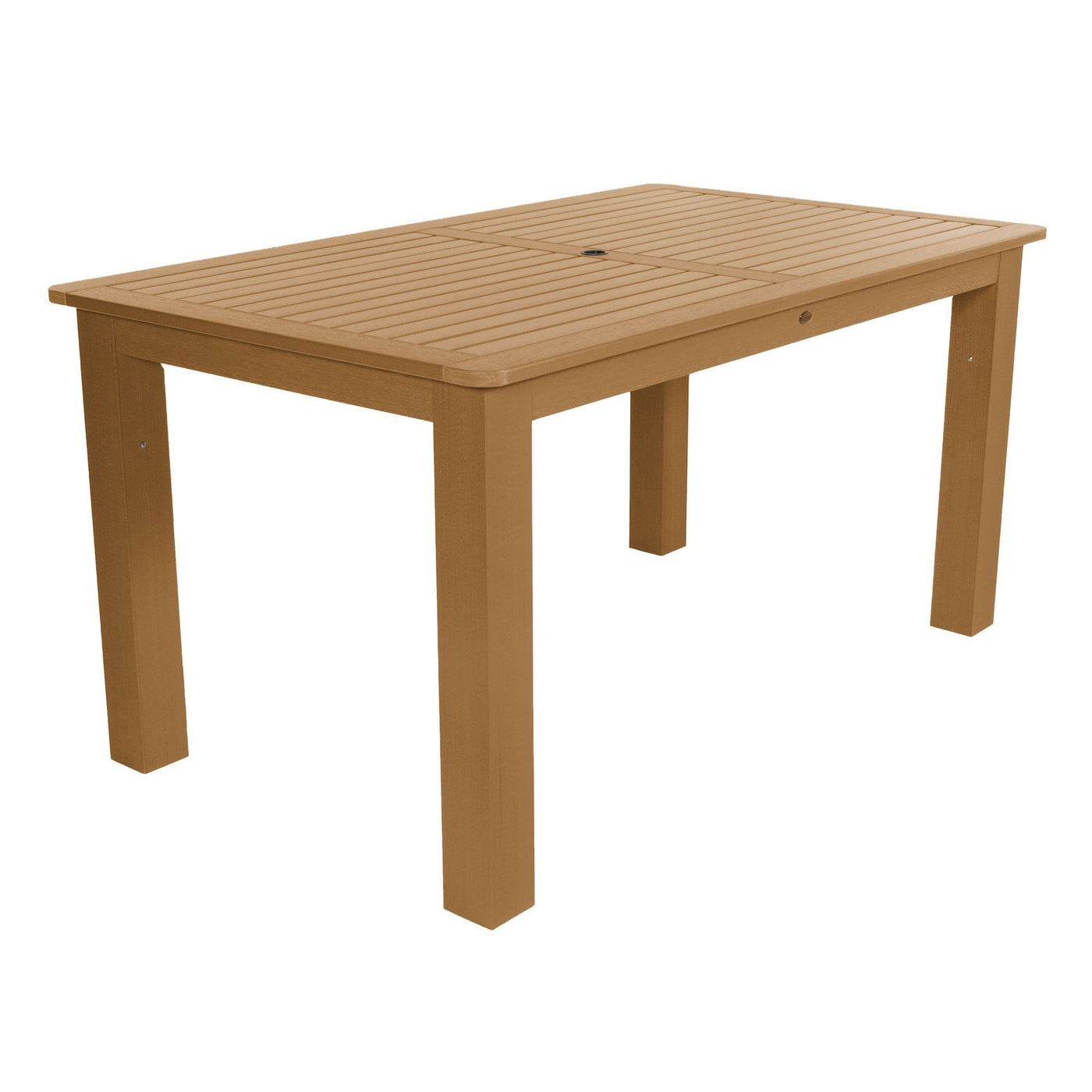 Rectangular 42in x 72in Outdoor Dining Table - Counter Height Dining Highwood USA Toffee 