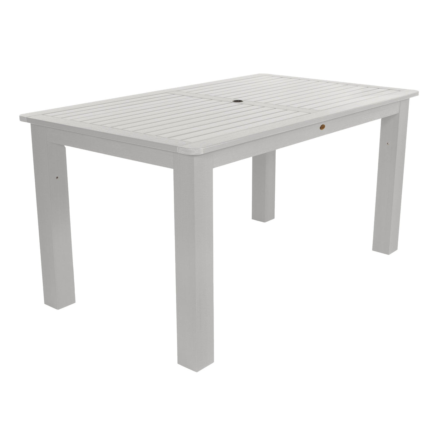 Rectangular 42in x 72in Outdoor Dining Table - Counter Height Dining Highwood USA White 