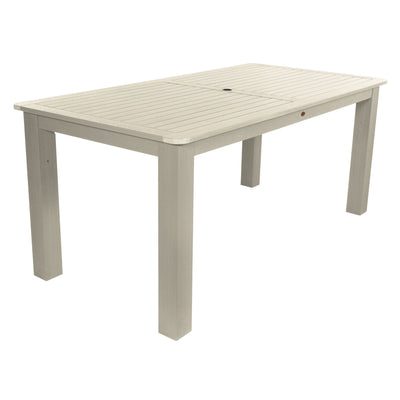 Rectangular 42in x 84in Oversized Dining Table - Counter Height Dining Highwood USA Whitewash 