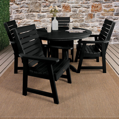 Weatherly 5pc 48in Round Dining Set - Dining Height Dining Highwood USA 