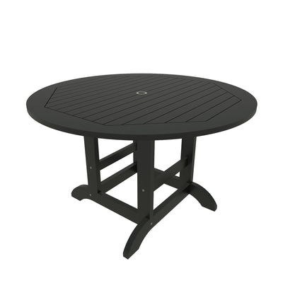 Round 48in Diameter Dining Table - Dining Height Dining Highwood USA Black 
