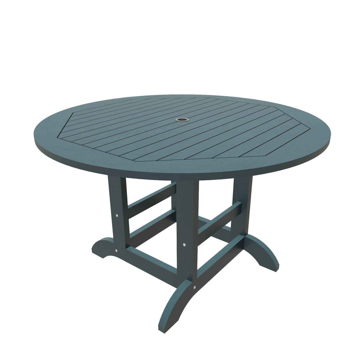 Round 48in Diameter Dining Table - Dining Height Dining Highwood USA Nantucket Blue 