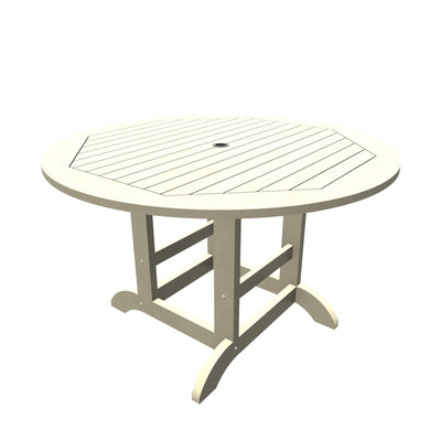 Round 48in Diameter Dining Table - Dining Height Dining Highwood USA Whitewash 