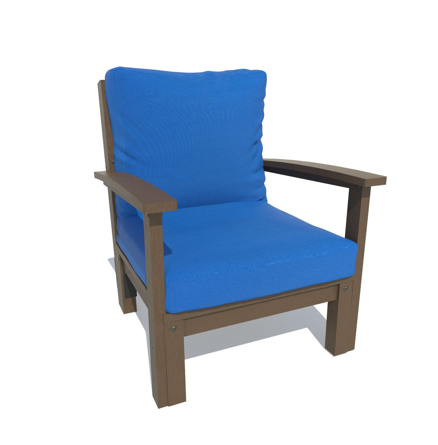 Bespoke Deep Seating: Chair Deep Seating Highwood USA Cobalt Blue / Weathered Acorn 
