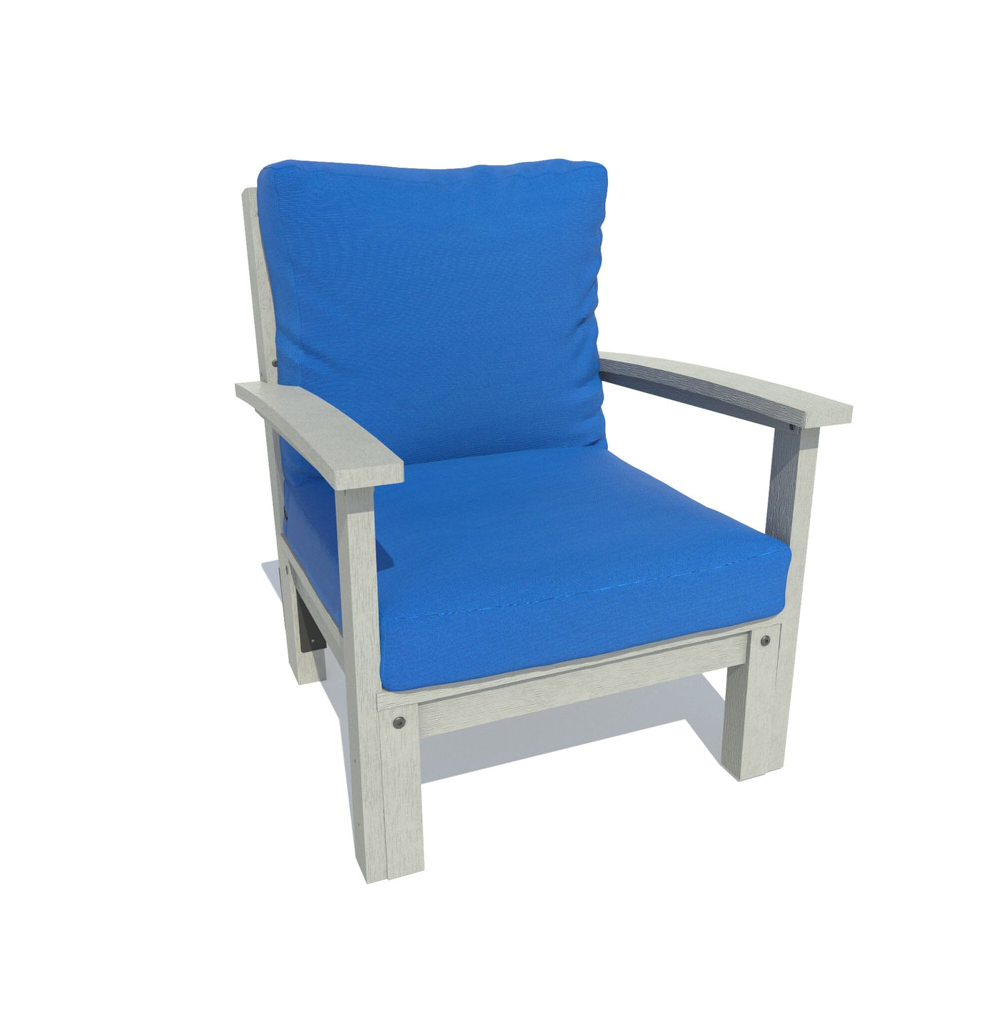 Bespoke Deep Seating: Chair Deep Seating Highwood USA Cobalt Blue / Coastal Teak 