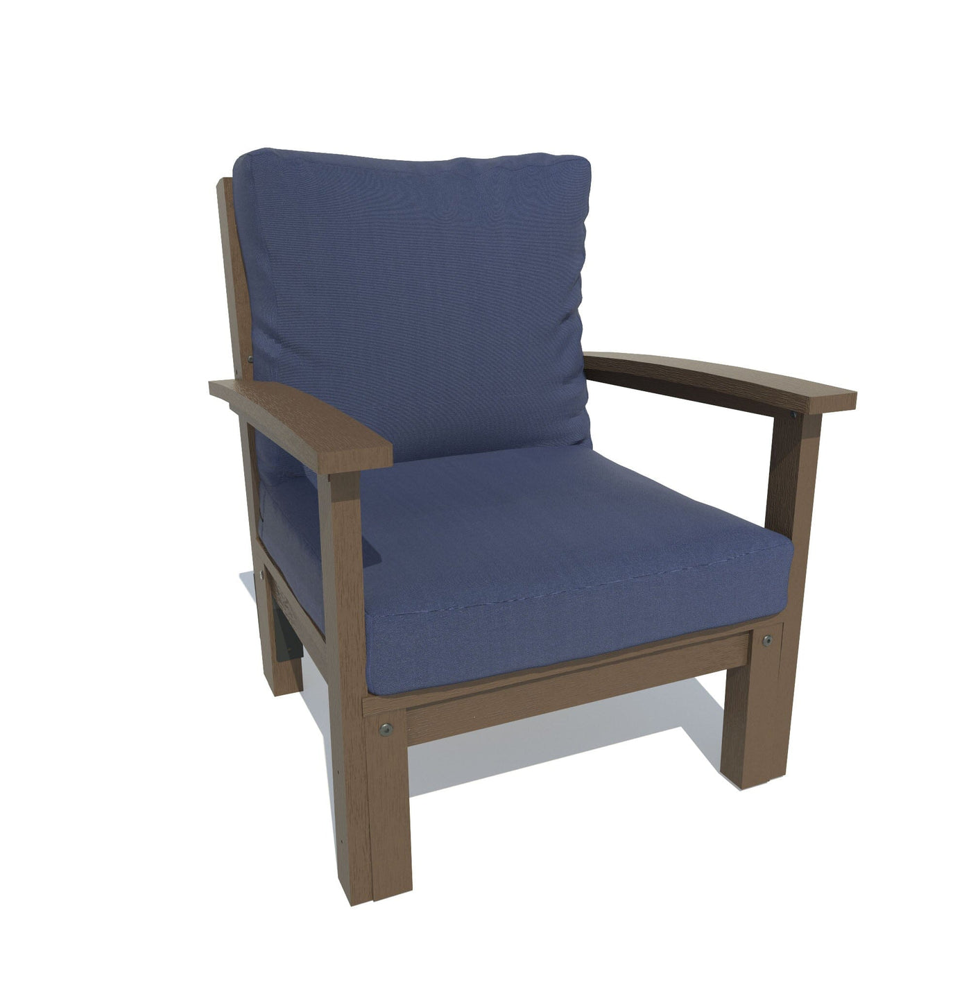 Bespoke Deep Seating: Chair Deep Seating Highwood USA Navy Blue / Weathered Acorn 