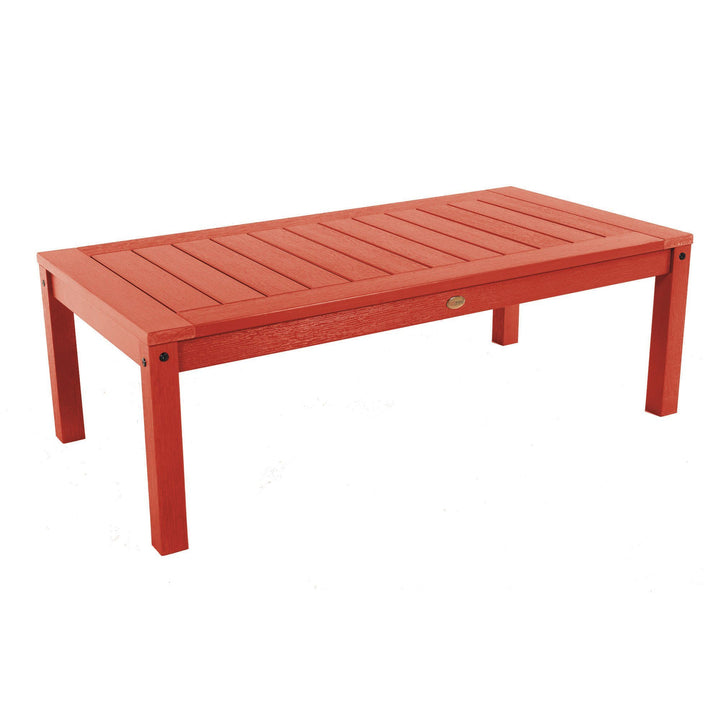 Refurbished Adirondack Conversation Table Highwood USA Rustic Red 
