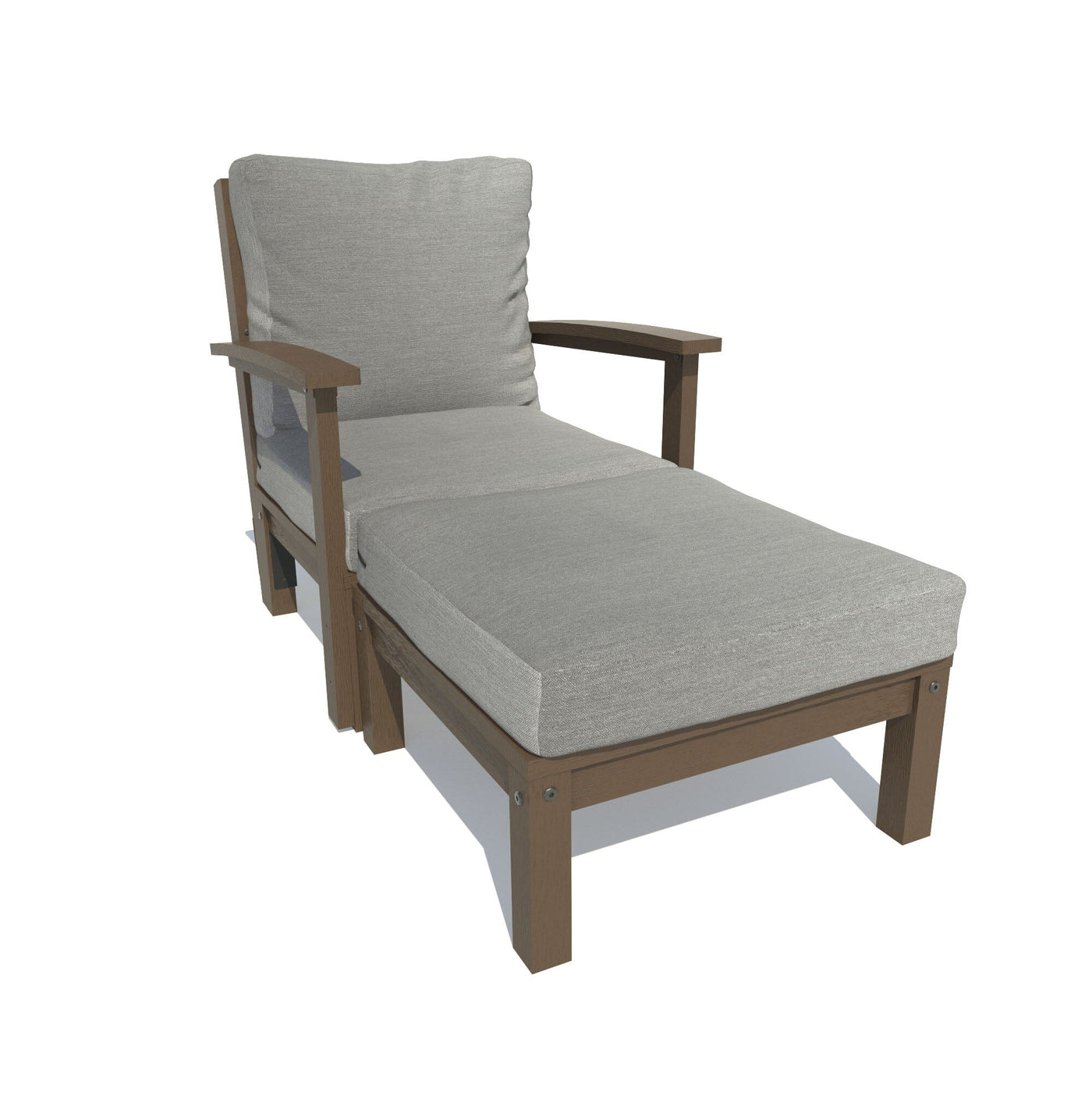 Bespoke Deep Seating: Chaise Deep Seating Highwood USA Stone Gray Weathered Acorn 