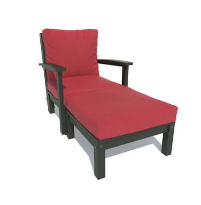 Bespoke Deep Seating: Chaise Deep Seating Highwood USA Firecracker Red Black 