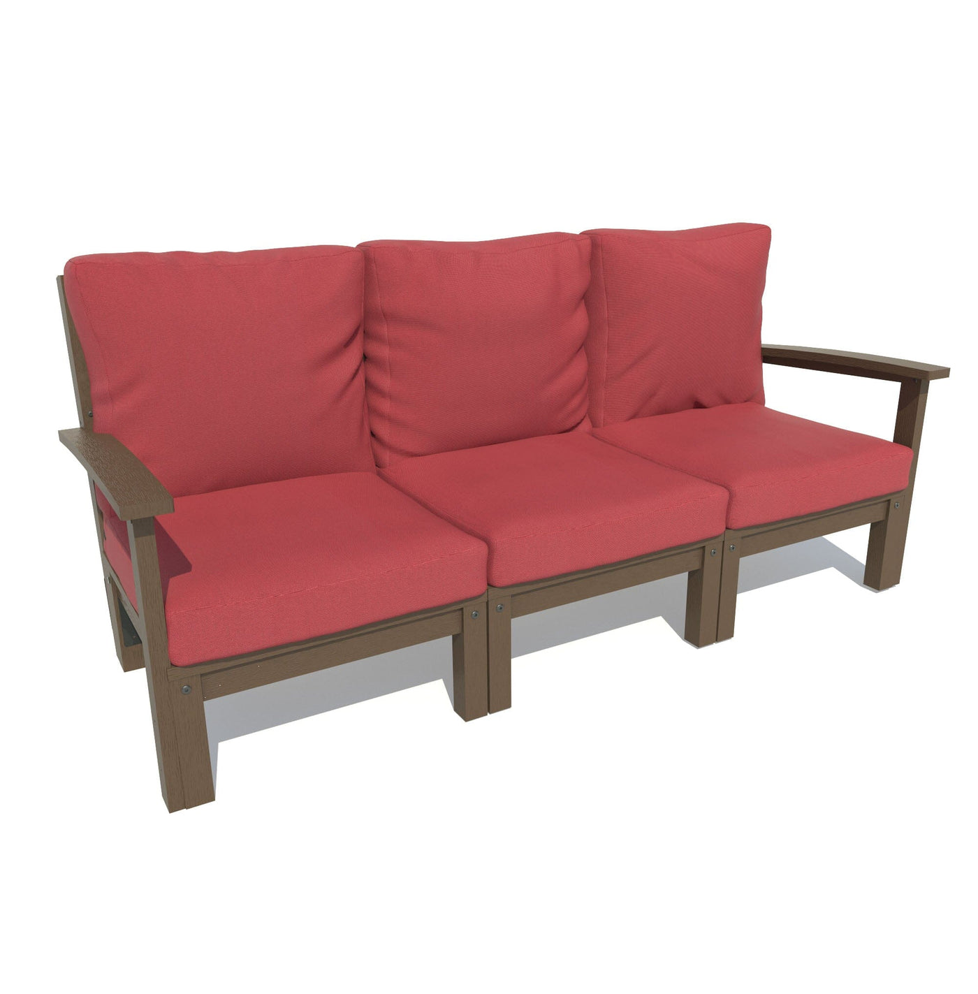 Bespoke Deep Seating: Sofa Deep Seating Highwood USA Firecracker Red Weathered Acorn 