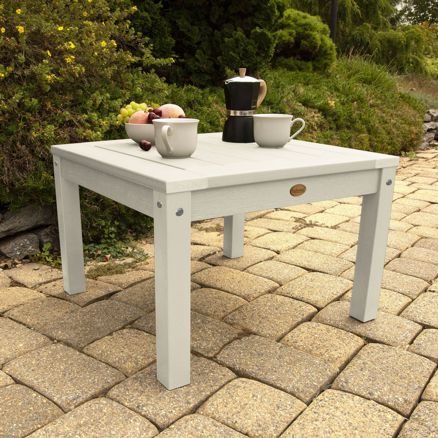 Table top with slats