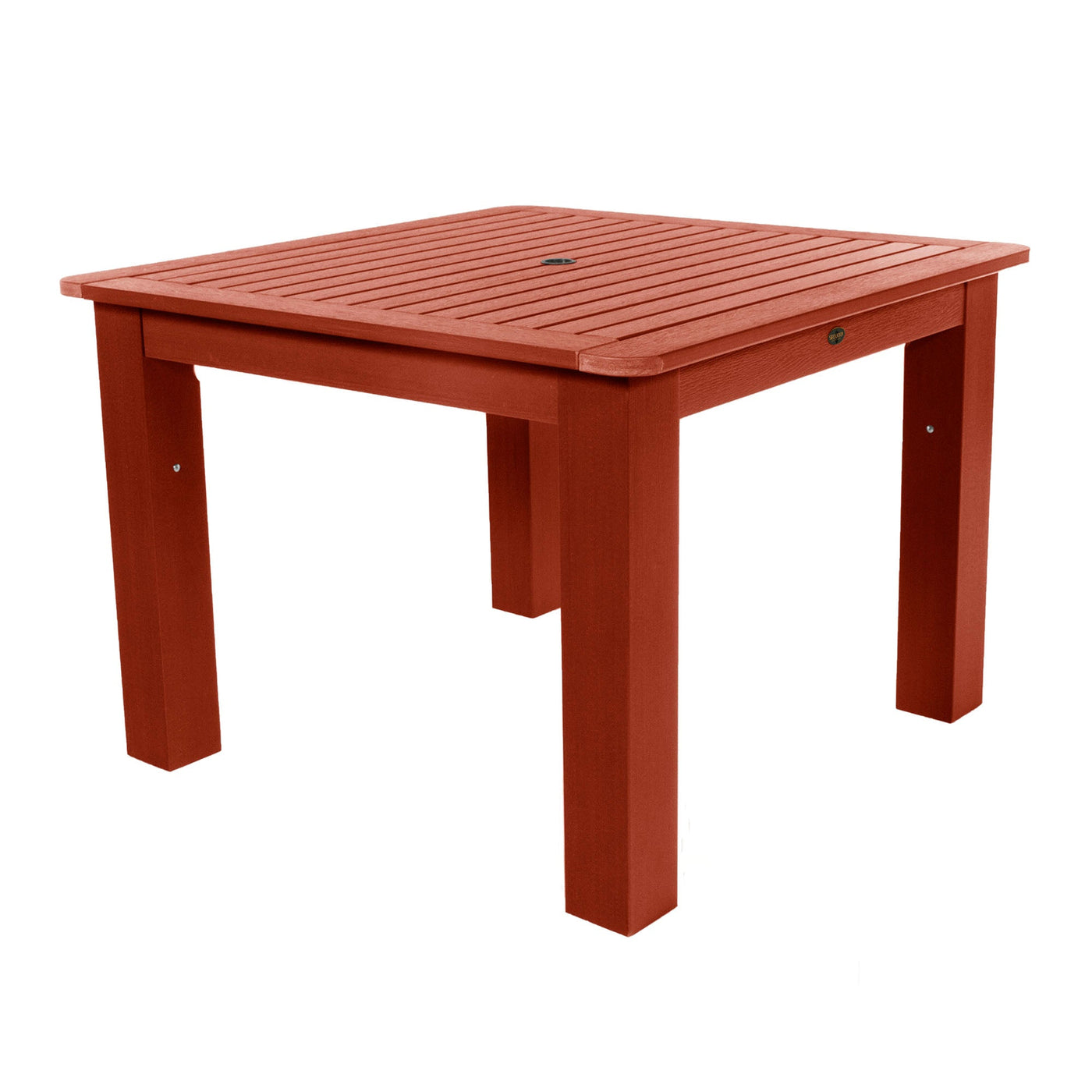 Square 42in x 42in Dining Table - Dining Height Dining Highwood USA Rustic Red 