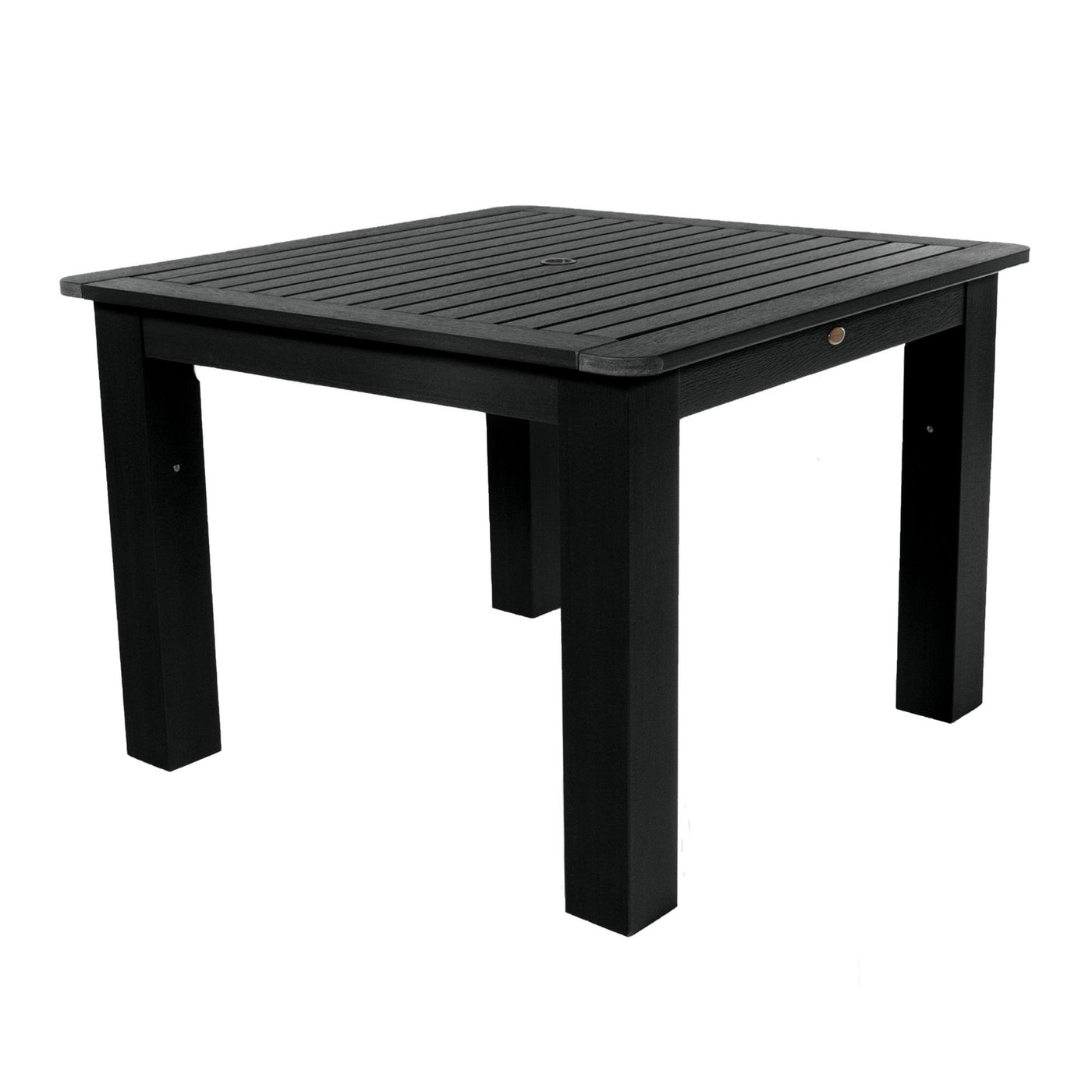 Square 42in x 42in Dining Table - Dining Height Dining Highwood USA Black 