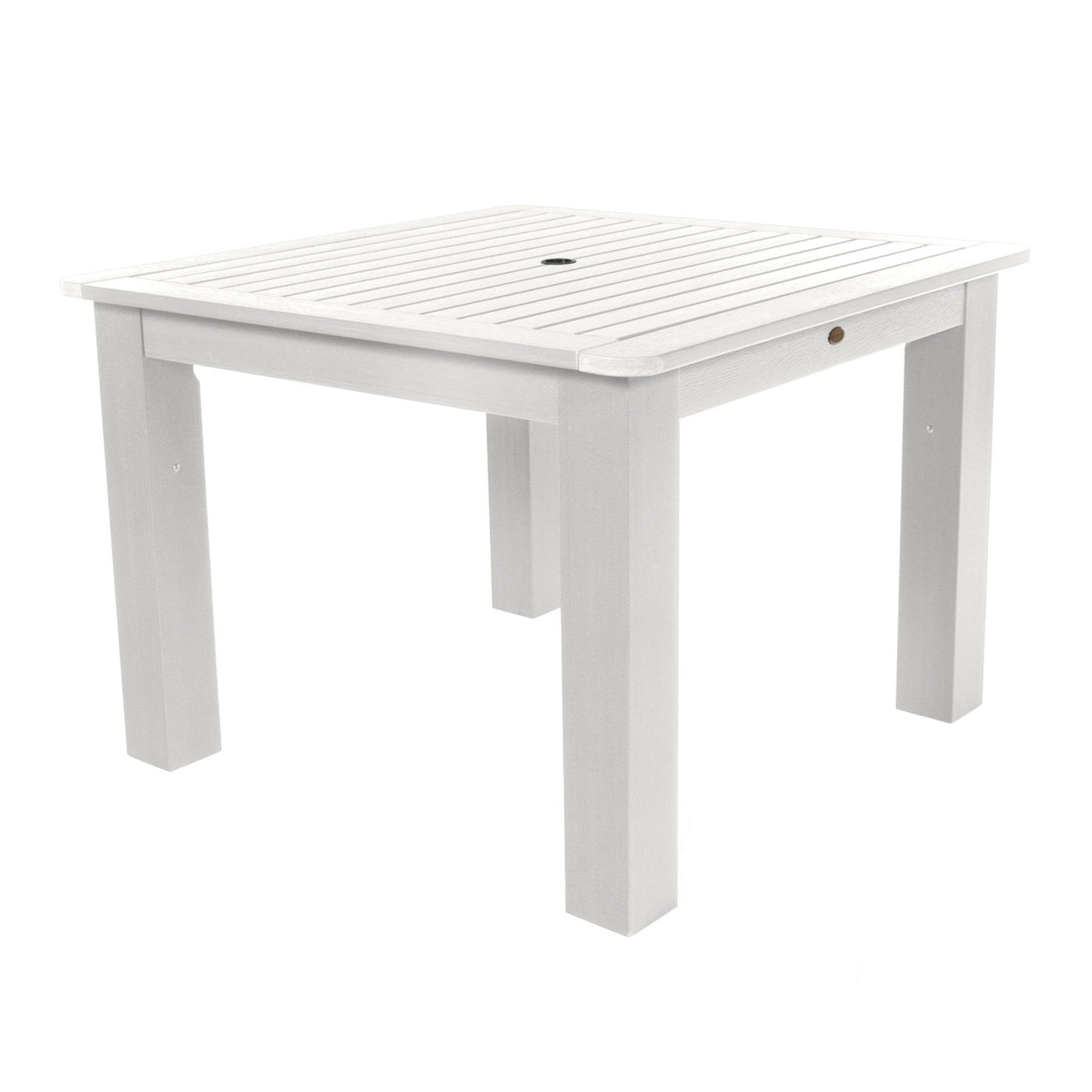 Square 42in x 42in Dining Table - Dining Height Dining Highwood USA White 