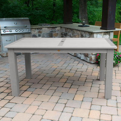 Rectangular 42in x 72in Outdoor Dining Table - Dining Height Dining Highwood USA 