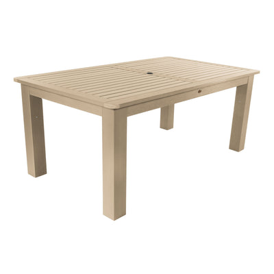 Rectangular 42in x 72in Outdoor Dining Table - Dining Height Dining Highwood USA Tuscan Taupe 