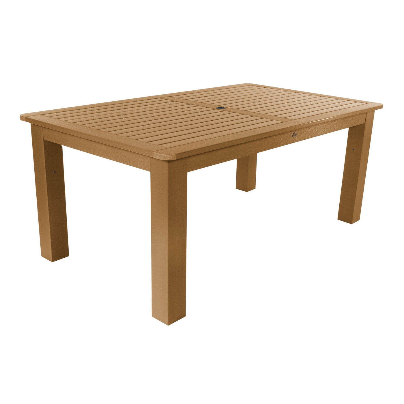 Rectangular 42in x 72in Outdoor Dining Table - Dining Height Dining Highwood USA Toffee 