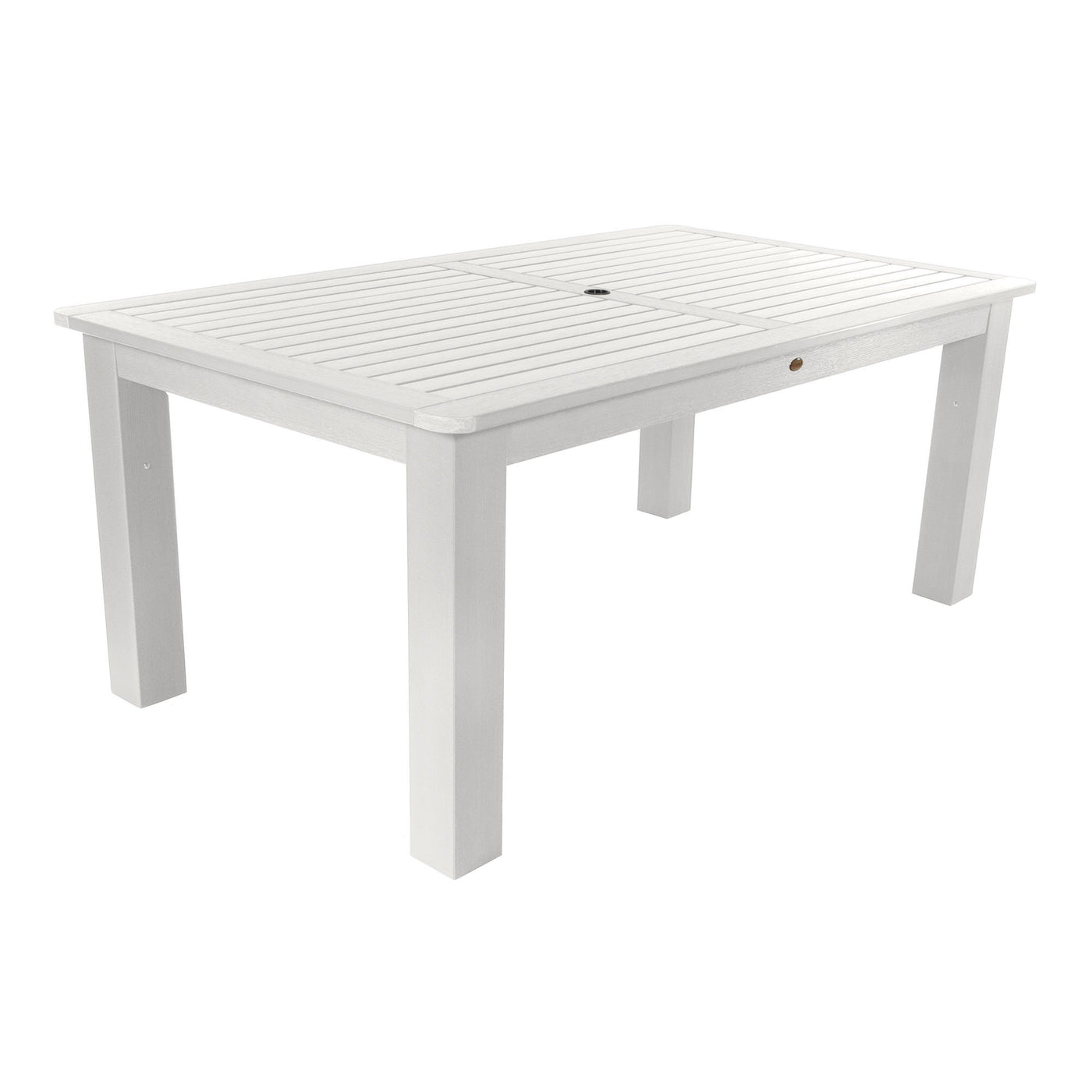 Rectangular 42in x 72in Outdoor Dining Table - Dining Height Dining Highwood USA White 
