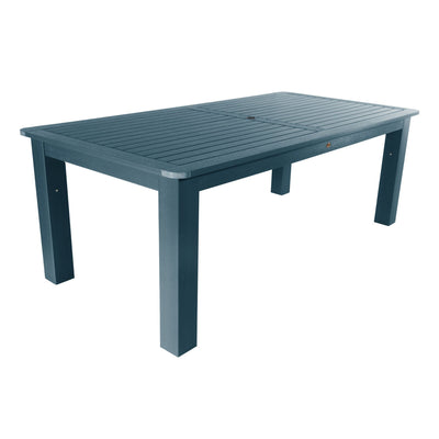 Rectangular 42in x 84in Oversized Dining Table - Dining Height Dining Highwood USA Nantucket Blue 