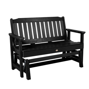 Lehigh Garden Gliding Bench 4ft Bench Highwood USA Black 