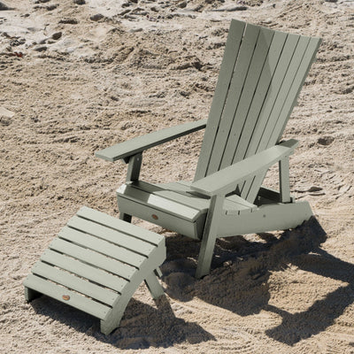 Manhattan Beach Adirondack Chair with Folding Adirondack Ottoman Adirondack Chairs Highwood USA 