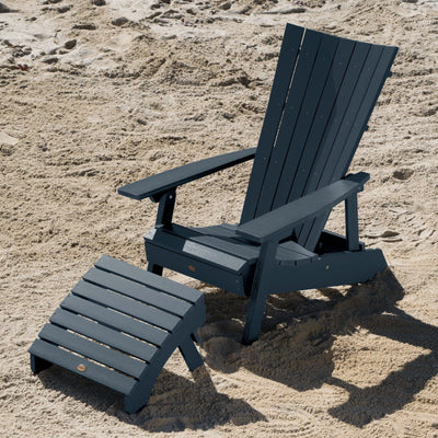 Manhattan Beach Adirondack Chair with Folding Adirondack Ottoman Adirondack Chairs Highwood USA 