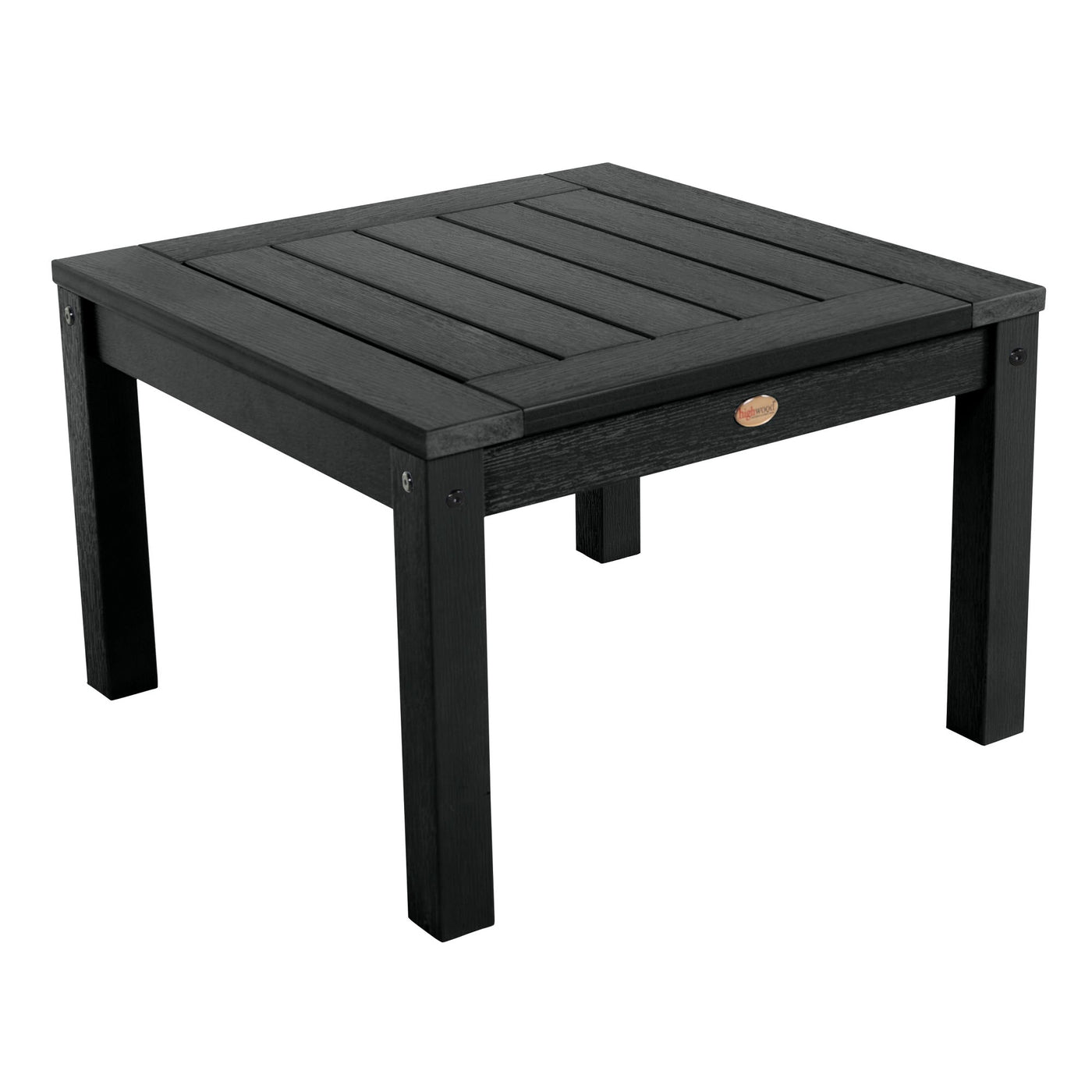 Brown table viewed from side