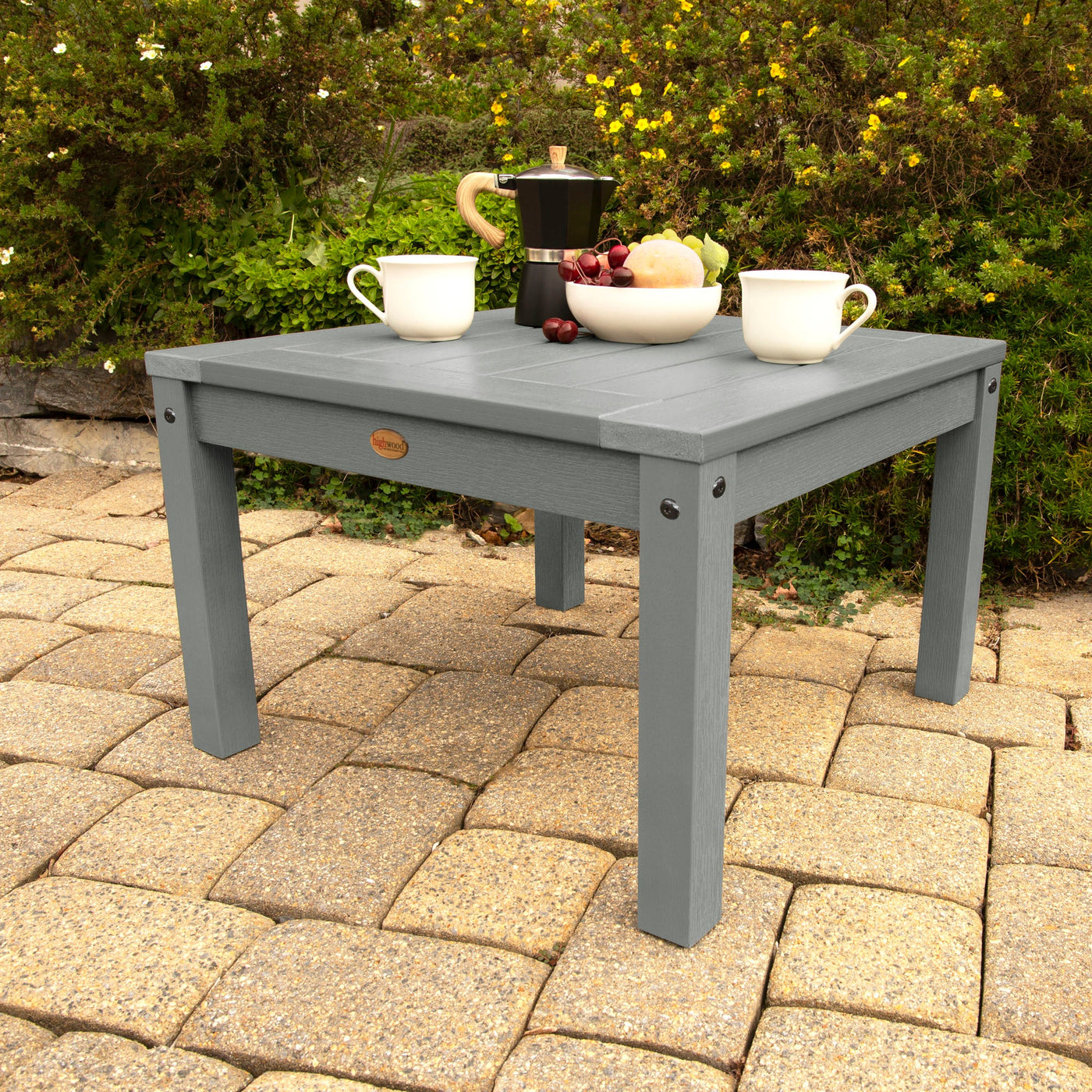 Dark wood table
