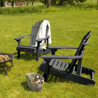 Set of Two Highwood Hamilton Folding and Reclining Adirondack Chairs Highwood USA 