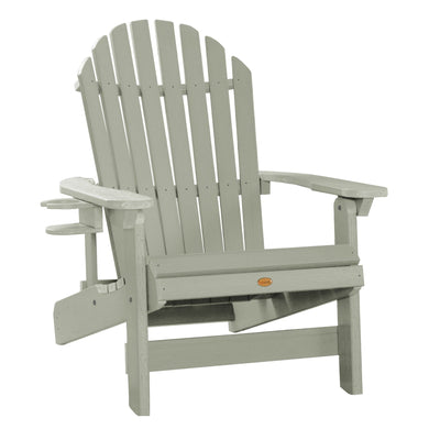 1 King Hamilton Folding and Reclining Adirondack Chair with 1 Easy-add Cup Holder Adirondack Chairs Highwood USA Eucalyptus 